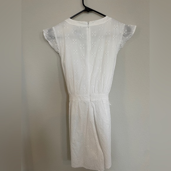 Cece Cotton Eyelet Romper - White, size 0 - Picture 3 of 7